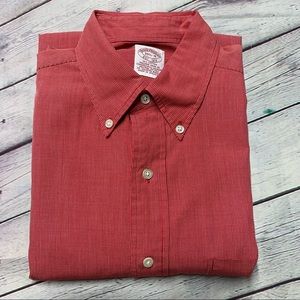 Brooks Brothers | Long Sleeve Red Casual or Dress Shirt